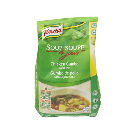 KNORR Knorr Soup Du Jour Chicken Gumbo Mix 16.9 oz., PK4 84124301